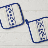 Navy Blue Tulip Pot Holder
