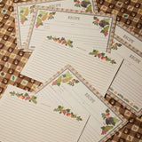 Harvest Recipe Cards
