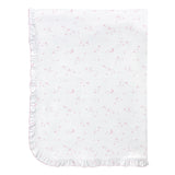 whisper of stars - pink blanket with ruffle