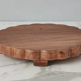 Natural Scalloped Trivet Large