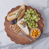 Natural Scalloped Trivet Large