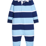 Rugby Polo Romper Varsity Stripe
