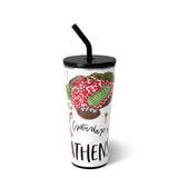 Saturdays In Athens Straw Tumbler