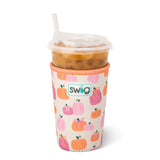 Pumpkins and Bows Iced Cup Coolie (Medium)