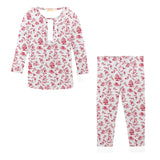 Christmas Toile  Printed Kid Set