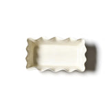 White Signature Ruffle Loaf Pan