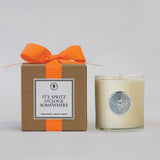 It's Spritz O'Clock Somewhere Candle