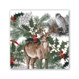 Winter Woodland Bev Napkin