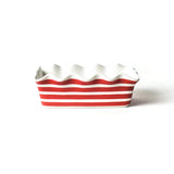 Red Stripe Ruffle Loaf Pan