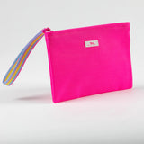 Cabana Clutch Neon Pink