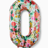 Garden Party Numbered Foil Balloon