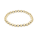 Gameday Hope Grateful 5mm Bead Bracelet Matte Navy