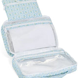 Petite Fleur Blue Bundle Up 2 Hanging Toiletry Bag