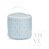 Petite Fleur Blue Snack Bag