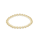 Gameday Hope Grateful 5mm Bead Bracelet White