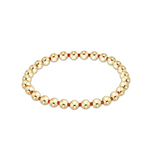 Gameday Hope Grateful 5mm Bead Bracelet Orange