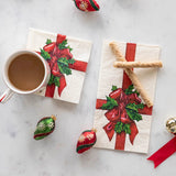 Christmas Present Beverage Napkin