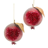 Icy Pomegranate Ornament