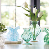 Glass Dotted Vase