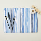 Blue Watercolor Stripe Placemat