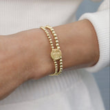eCollegiate Extends Classic Gold 3mm Bracelet UTK