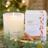 Cinnamon Cedar Holiday Love Heals Candle