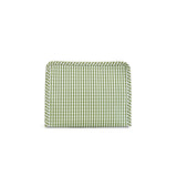 Gingham Moss Roadie Medium Zip Pouch