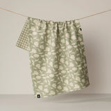 Sage Blossom Luxe Kitchen Towel