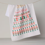 Counting Christmas Tea Towel