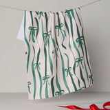 Fir Falling Ribbon Tea Towel