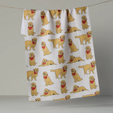Golden Days Vanilla Tea Towel