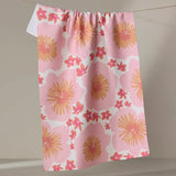 Hibiscus Sunset Tea Towel