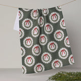 Merry Wreaths Tea Towel