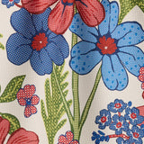 Plaid Floral Tea Towel