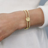 eCollegiate Classic Gold 3mm Bracelet Kentucky