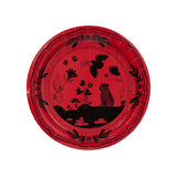 Annie's Athens Bulldog Red and Black Dessert Collegiate Paper Plates - 8 pack