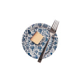 Mini Hors D'oeuvre Navy and White Martha Toile Paper Plate