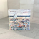 Lauren Dunn Luke 12:27-28 Acrylic Scripture Block