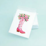 Valentine's Boot Boxed Card Set