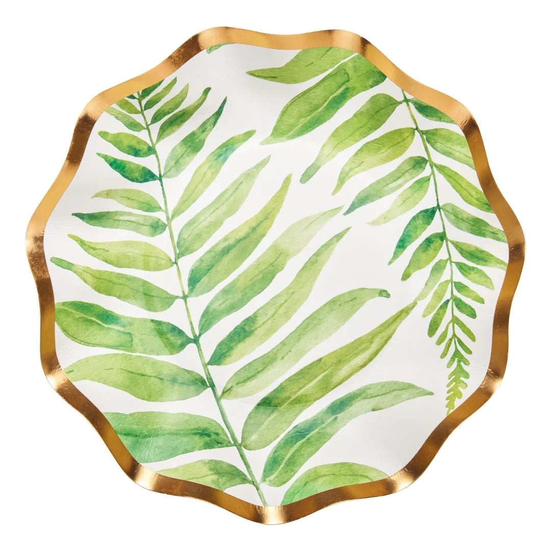Fern & Foliage Wavy App/Dessert Bowl