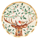 Christmas Forest Wavy Dinner Plate