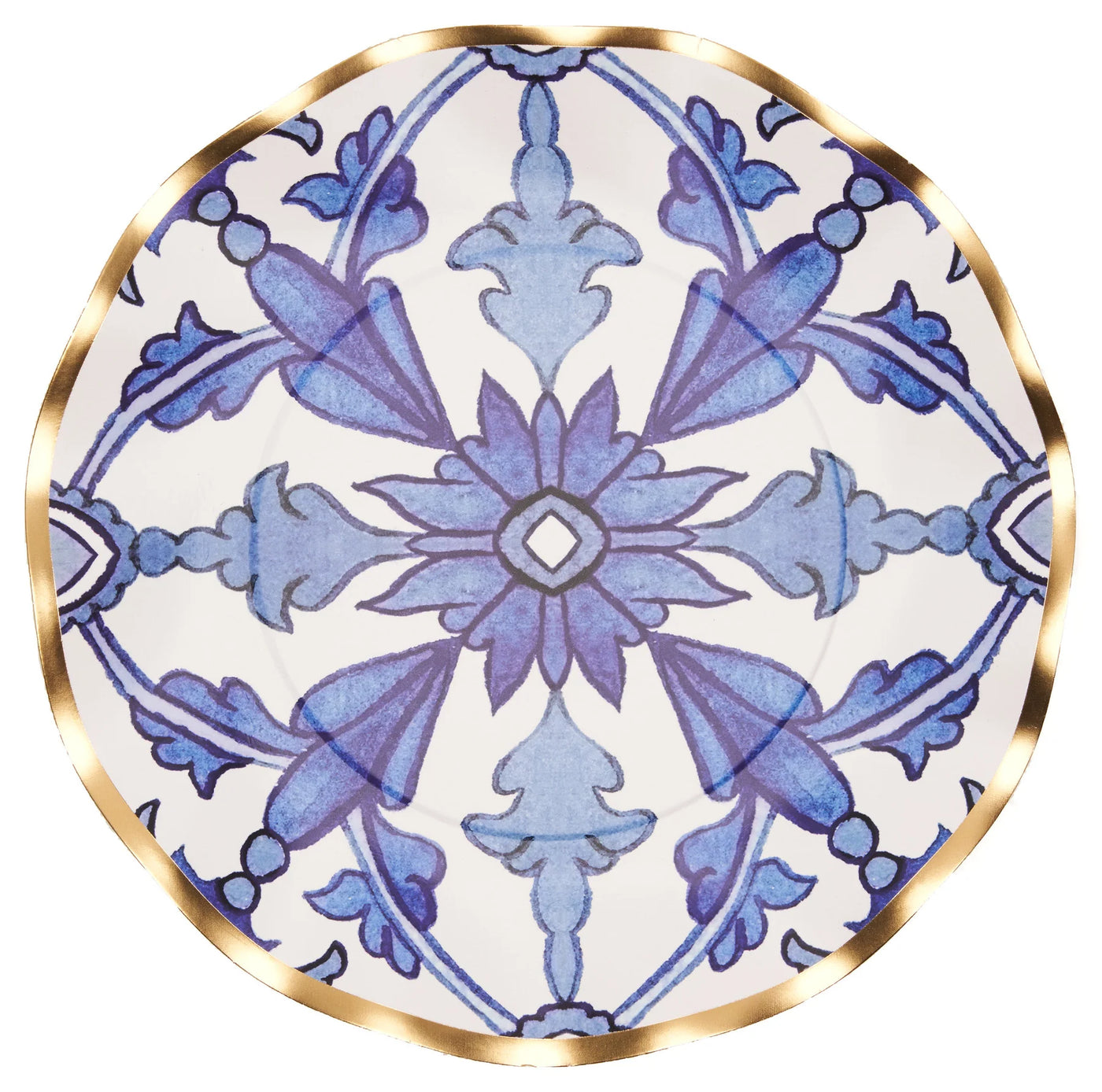 Moroccan Ghts Wavy Salad Plate