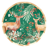 Christmas Forest Wavy Salad Plate