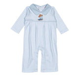 Rodeo Time Blue Pima Applique Romper