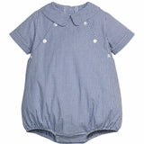 Royal Seersucker Gingham Walker Bubble