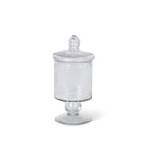 Clear Glass Decorative Jar