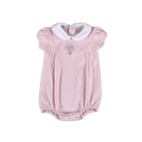 Pink Giraffe Embroidered Bubble