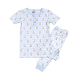 Blue Easter Bunnies Two Piece Loungewear