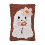 Ghost With Daisies Hook Pillow