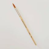 Watercolor paintbrush set of five wood brushes